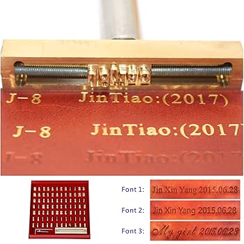 Amazon.co.jp: 文字銅の刻印金型クラフト彫刻エンボス文字番号